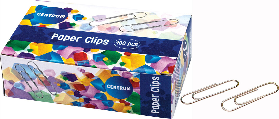 CENTRUM Clips 50 mm. 100 stk. i æske