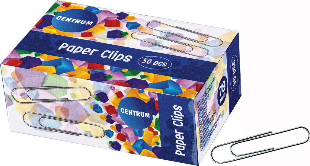Clips 78 Mm - æske Med 50 Stk - Centrum