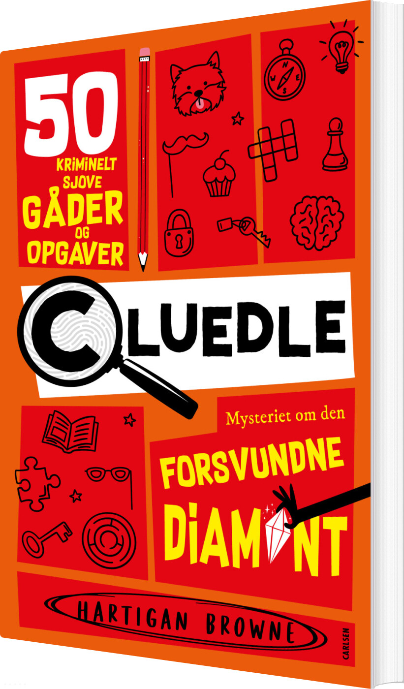 Billede af Cluedle: Mysteriet Om Den Forsvundne Diamant - Hartigan Browne - Bog