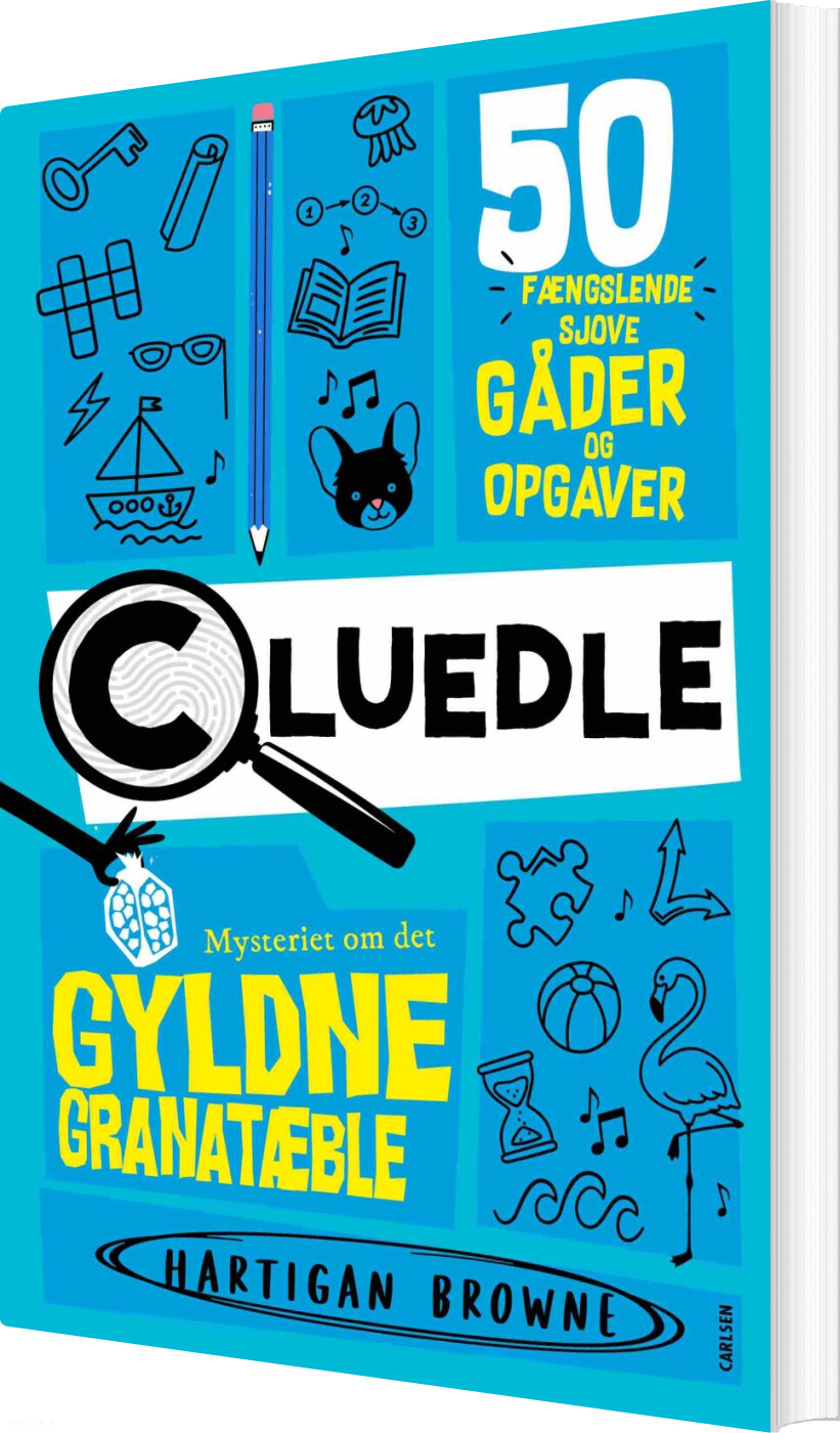 Cluedle: Mysteriet Om Det Gyldne Granatæble - Hartigan Browne - Bog