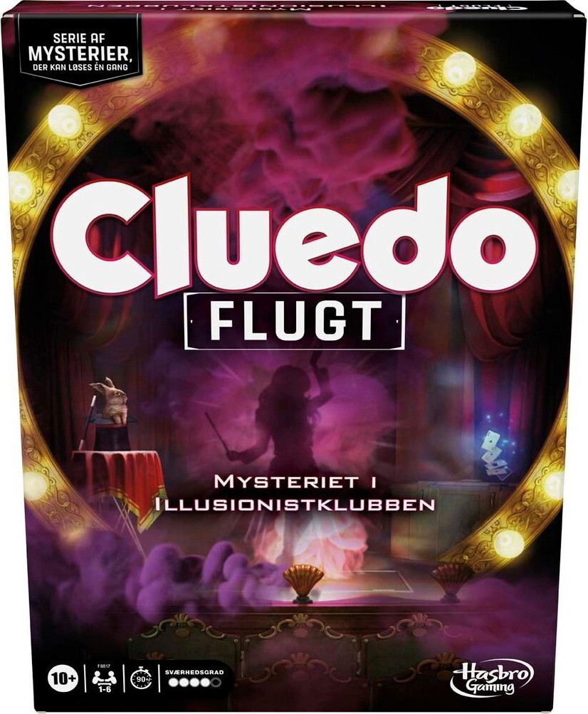 Cluedo - Flugt - Mysteriet I Illusionistklubben - Hasbro F8817