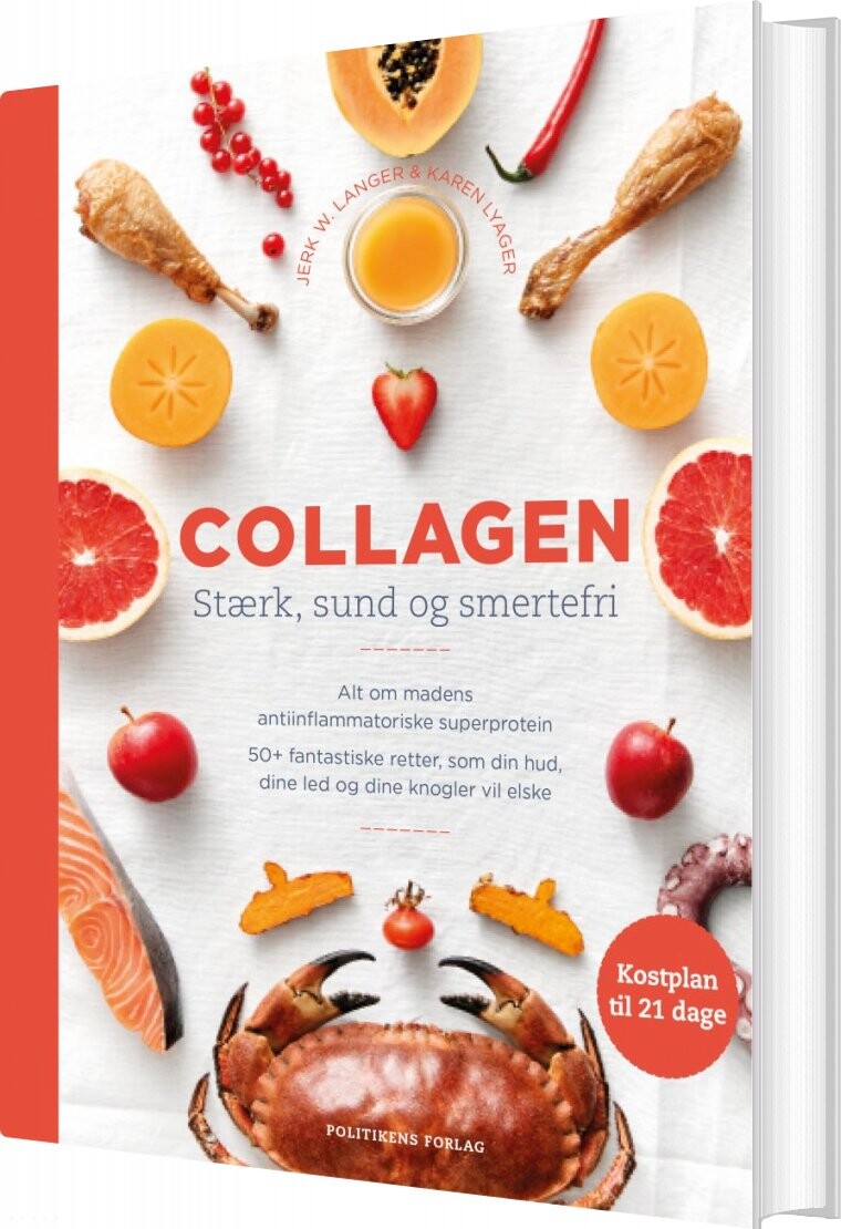 Billede af Collagen - Stærk, Sund Og Smertefri - Jerk W. Langer - Bog