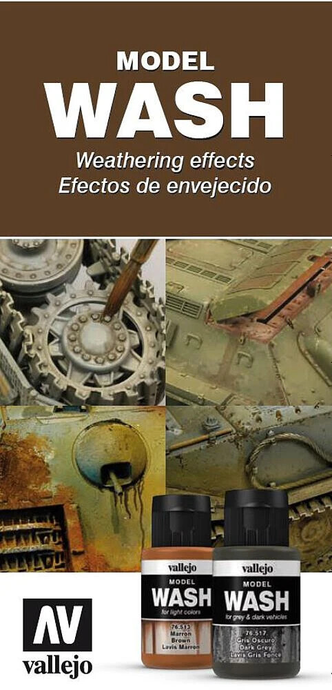 Vallejo Cc095 - Model Color Wash - Weathering - Color Chart