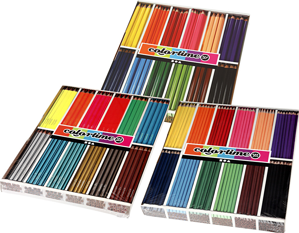 4: Colortime Farveblyanter - Assorterede Farver - 576 Stk.