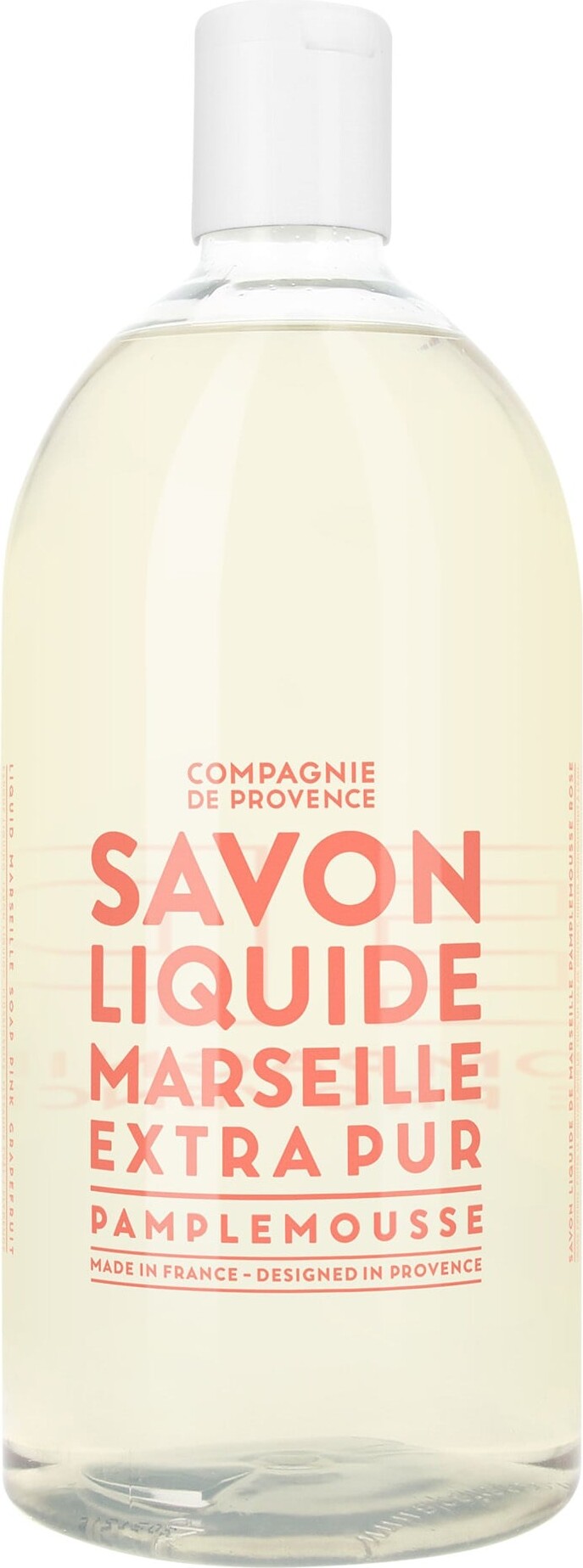 Compagnie De Provence - Flydende Marseille Sæbe Pink Grapefrugt Genopfyld 1000 Ml