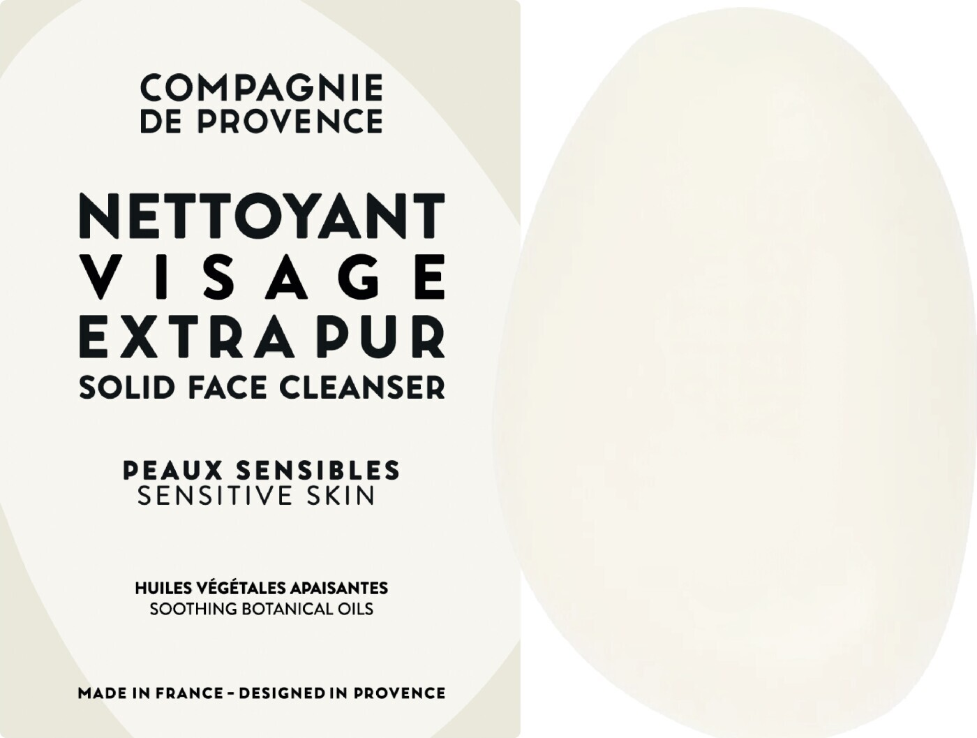Compagnie De Provence - Solid Face Cleanser Sensitive Skin 85 Ml - Rens