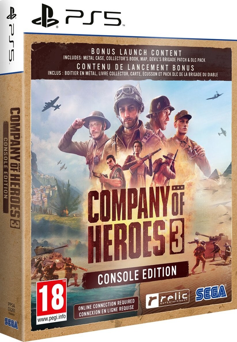 Company of Heroes 3 (Steelbook Edition) - PlayStation 5 PS5 Spil - GEEKD.dk