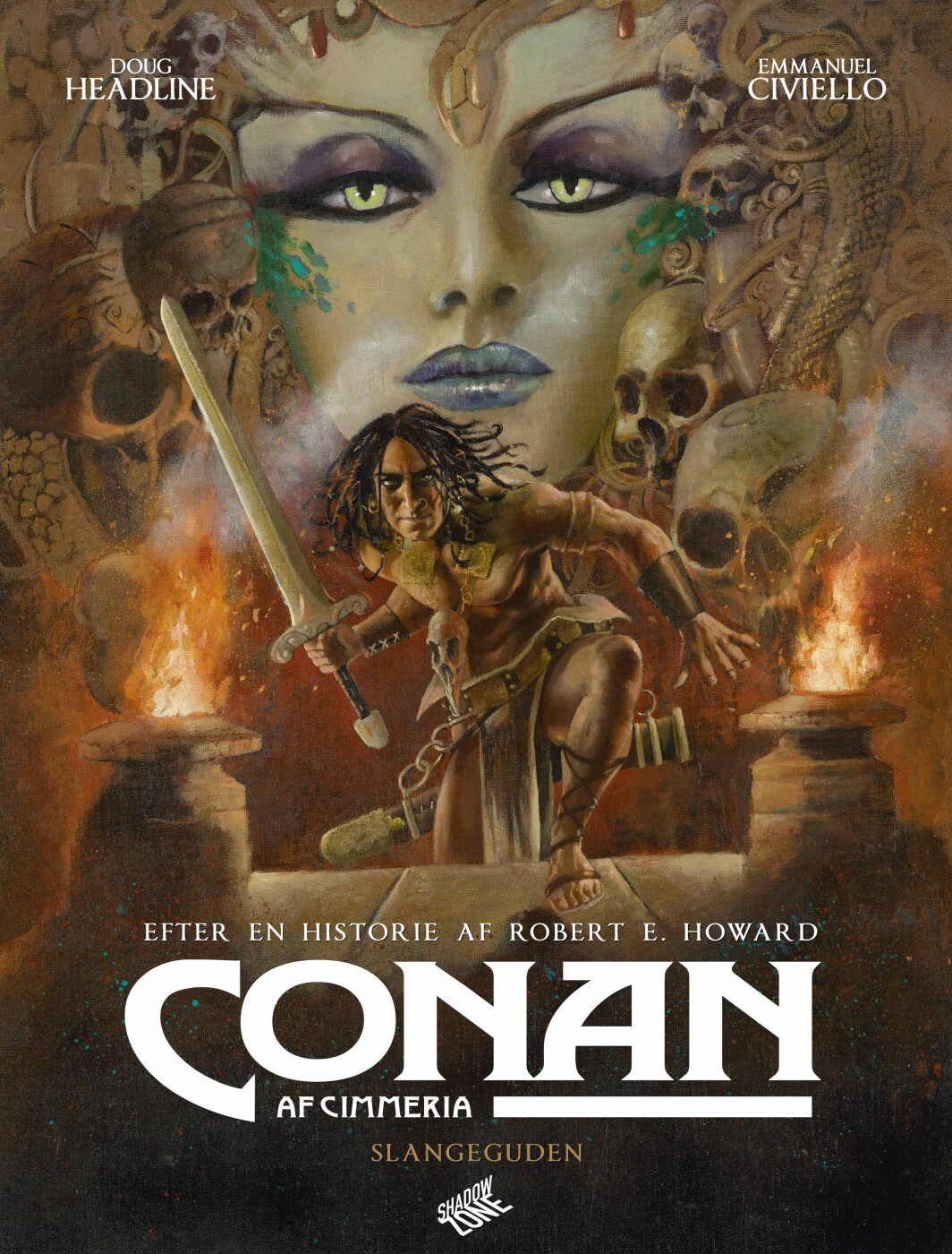 Conan Af Cimmeria - Slangeguden - Robert E. Howard - Doug Headline - Bog
