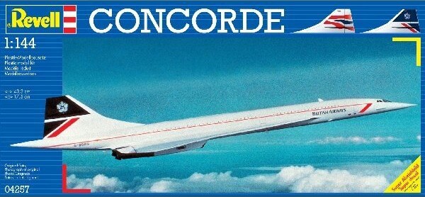 Revell - Concorde British Airways Fly - 1:144 - Level 3 - 04257
