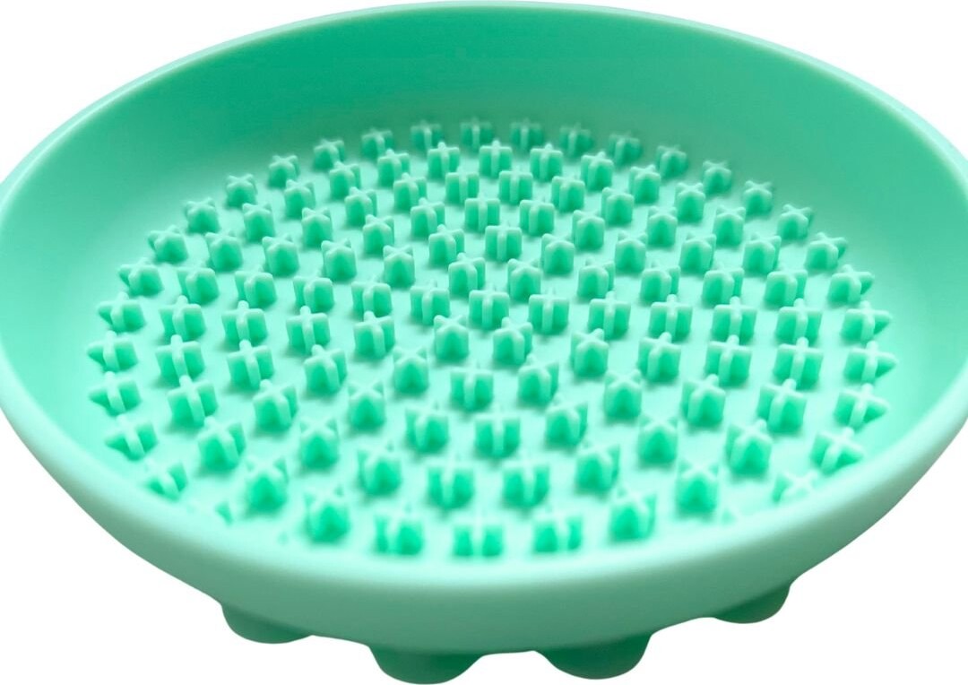 Confetti Dogs Slikkemåtte med høje kanter 16x16 cm - (PDY7068S)