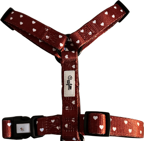 Hundesele Med Hjerter - Confetti Dogs - Str. S - 26-42 Cm