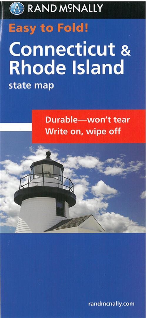Billede af Connecticut & Rhode Island Easy To Fold - Rand Mcnally - English Book