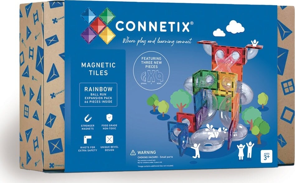 Connetix - Ball Run Expansion Pack - Rainbow (ct-r-00066-br)