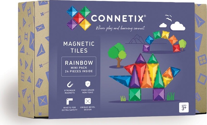 Connetix - Mini Pack Magnetsæt 24 Dele - (ct-r-00024-mi)
