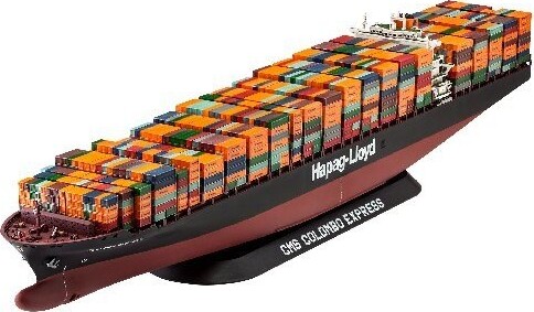 Revell - Colombo Express Container Ship - Skib Byggesæt - 1:700 - Level 4 - 05152