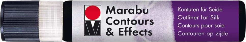 Marabu - Contours & Effects Liner - Tekstil Maling - Sort