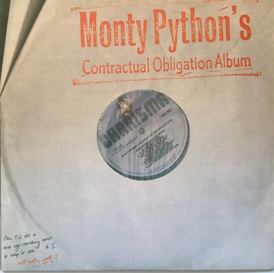 Monty Python - Contractual Obligation Album - Vinyl Lp