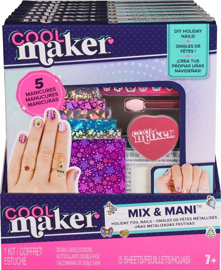 Cool Maker Neglesæt - Mix & Mani - Holiday Foil Nails