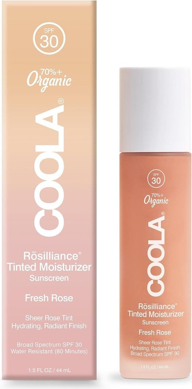 Coola Rosilliance Tinted Moisturizer SPF 30 - Fresh Rose, 44ml.