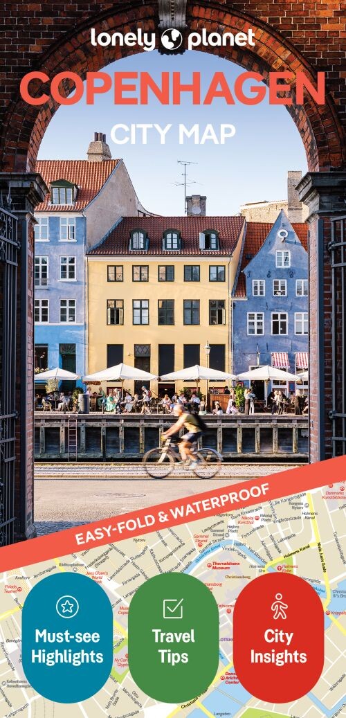 Copenhagen City Map - Lonely Planet - English book