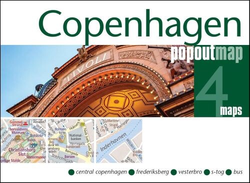 Copenhagen Popout Map - Popout Map - English Book