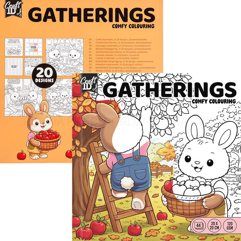 Cosy Malebog 20 X 20 Cm - 44 Sider Gathering - Bog