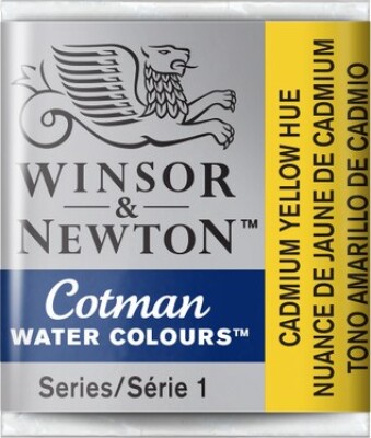 Winsor & Newton - Cotman Watercolour - 1/2 Pan - Cadmium Gul