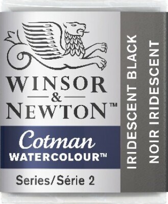 Winsor & Newton - Cotman Watercolour - 1/2 Pan - Iriserende Sort