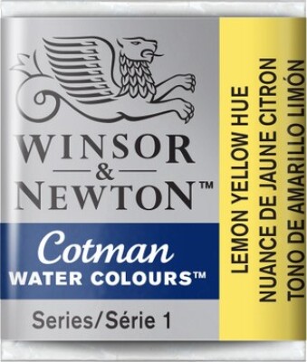 Se Winsor & Newton - Cotman Watercolour - 1/2 Pan - Citron Gul hos Gucca.dk