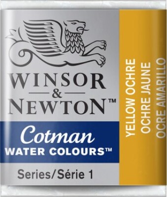 Se Winsor & Newton - Cotman Watercolour - 1/2 Pan - Gul Okker hos Gucca.dk
