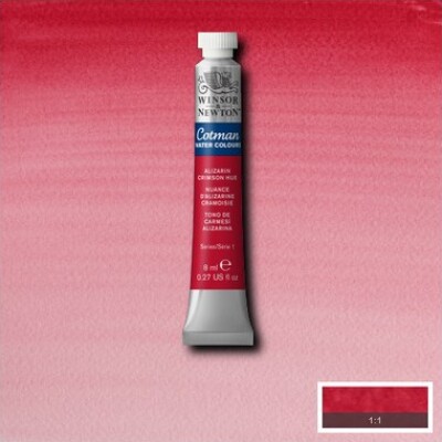 Winsor & Newton - Cotman Watercolour - 8 Ml - Aliz Crimson Rød