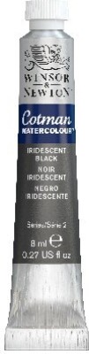 Winsor & Newton - Cotman Watercolour - 8 Ml - Iriserende Sort