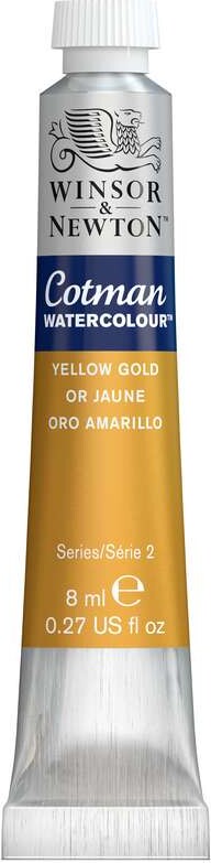 Winsor & Newton - Cotman Watercolour - 8 Ml - Gul Guld