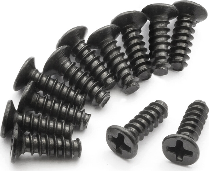 Countersunk Self Tapping Screws Kbho2.6x8m (12pcs) - 540158 - Blackzon