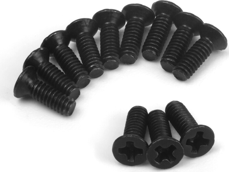 Countersunk Tapping Screw 2×5mm (12pcs) - 540461 - Blackzon