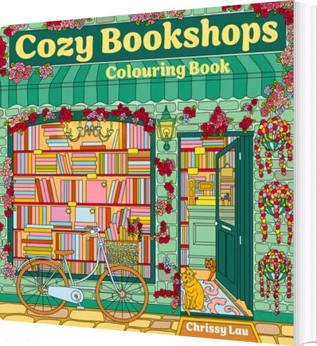 Cozy Bookshops: Colouring Book - Chrissy Lau - English Book