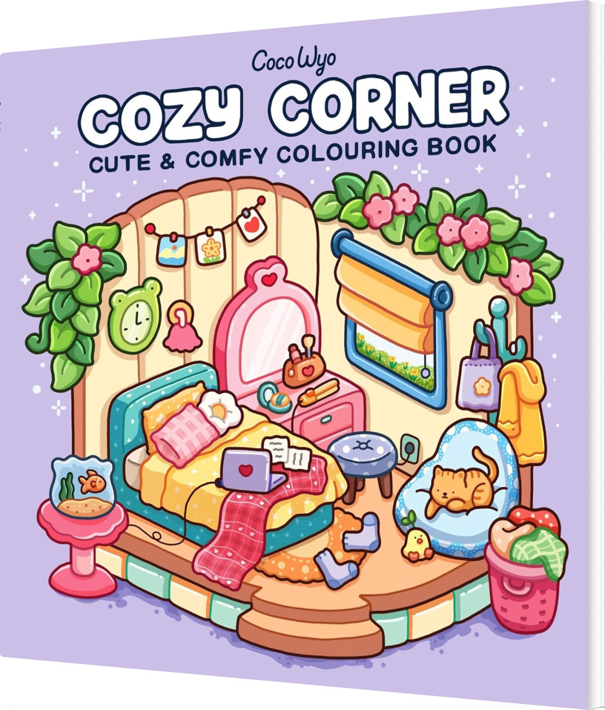 Cozy Corner: Cute & Comfy Colouring Book - Coco Wyo - English Book