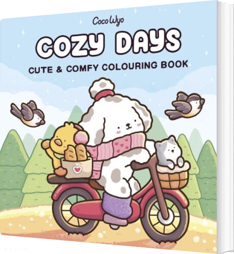 Cozy Days: Cute & Comfy Colouring Book - Coco Wyo - English Book