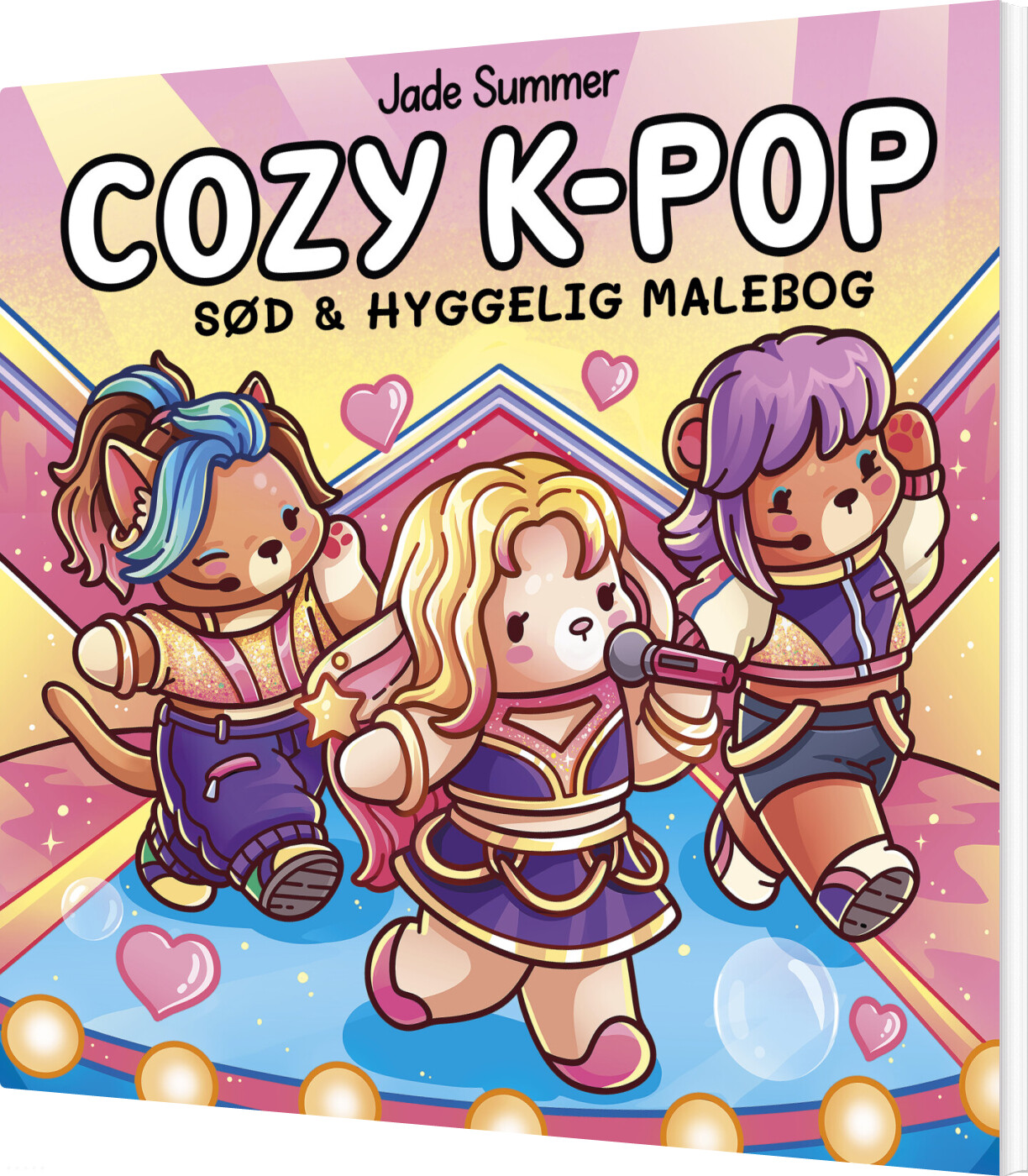 Cozy K-pop - Cute Coloring Book - Jade Summer - Bog