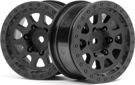 Cr-10 Wheel 1.9 (black/2pcs) - Hp116840 - Hpi Racing