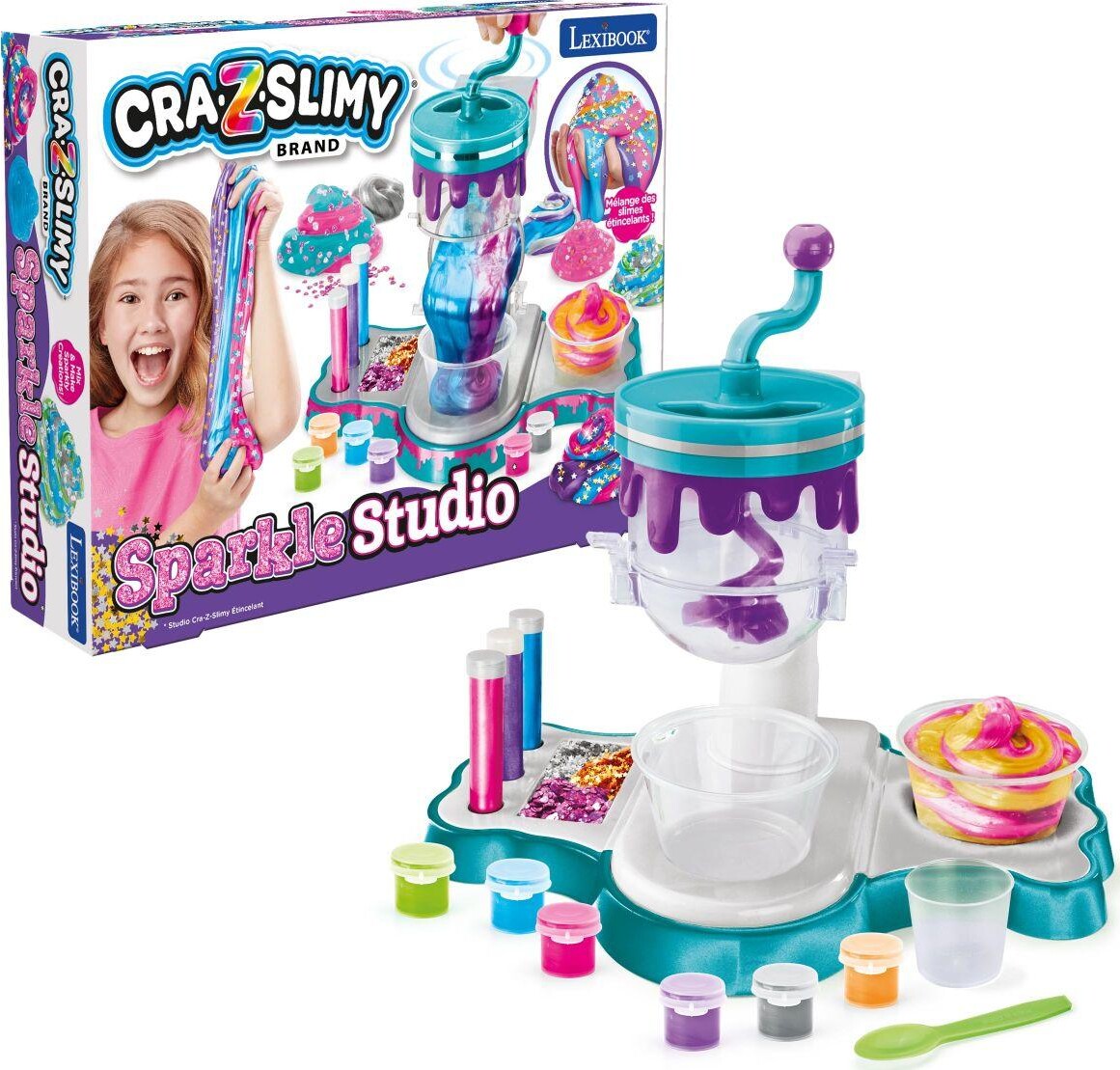 Cra-z-art - Cra-z-slimy Sparkle Studio - Slim Legetøj - Lexibook