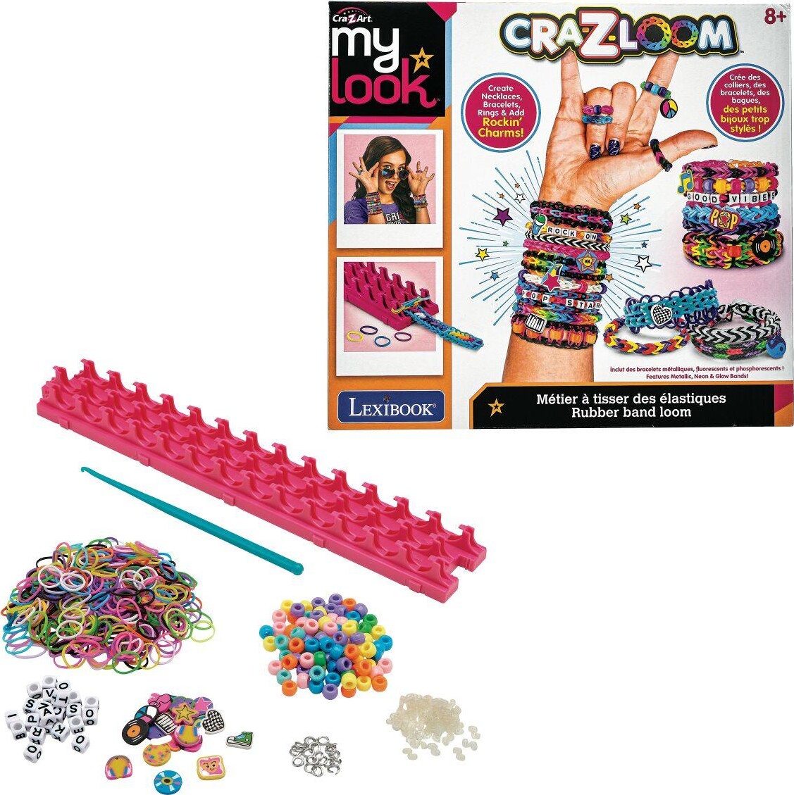 Cra-z-art - My Look Cra-z-loom - Rubber Band Loom Armbånd