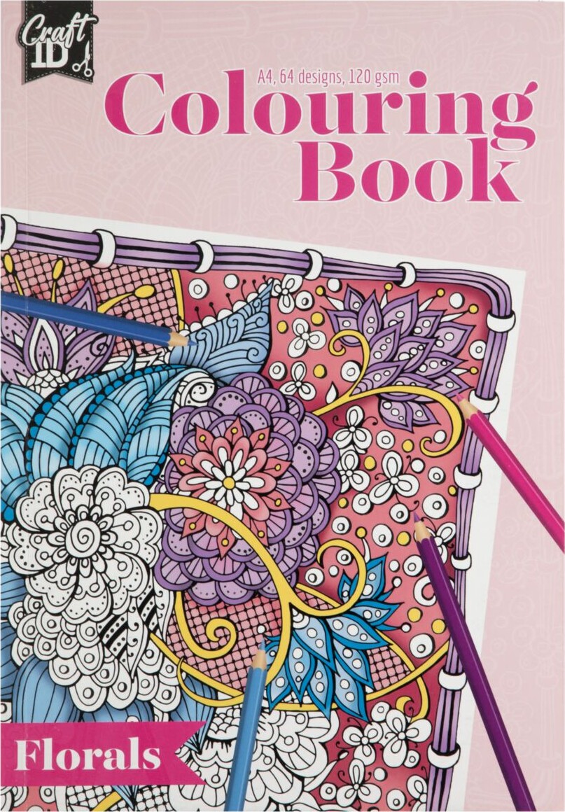 Creative Craft Group Malebog Mandala A4 120g 64 sider.BLOMST