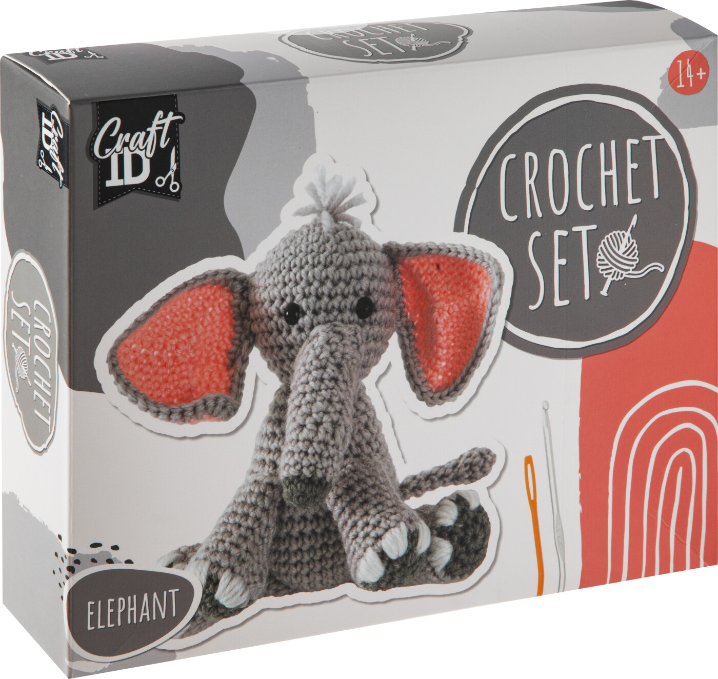 Hæklekit - Diy - Elefant - Craft Id