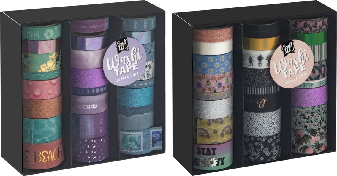 Craft Id - Washi Tape 24 Stk Assorteret