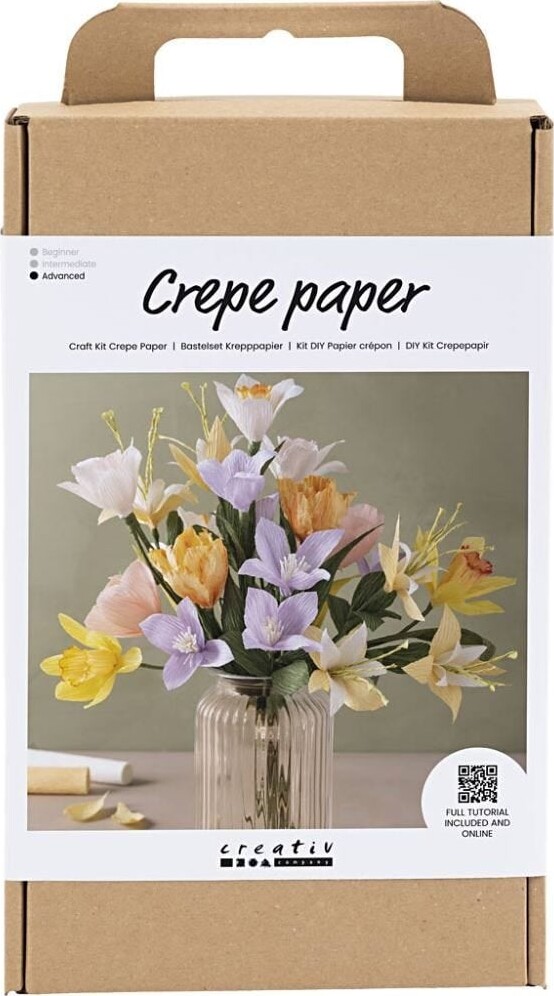 Billede af Crepepapir - Blomster Diy Kit - Avanceret
