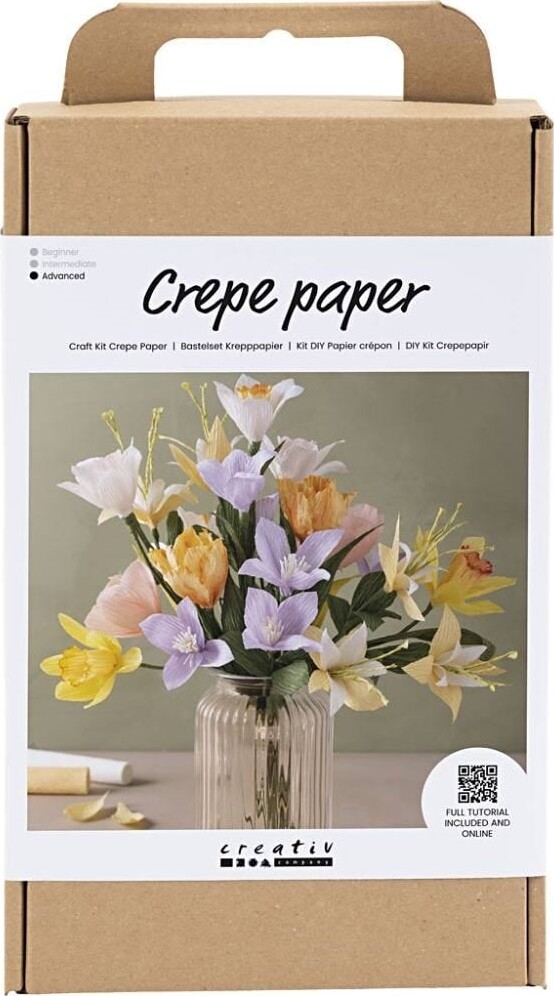 Crepepapir - Blomster Diy Kit - Avanceret billede