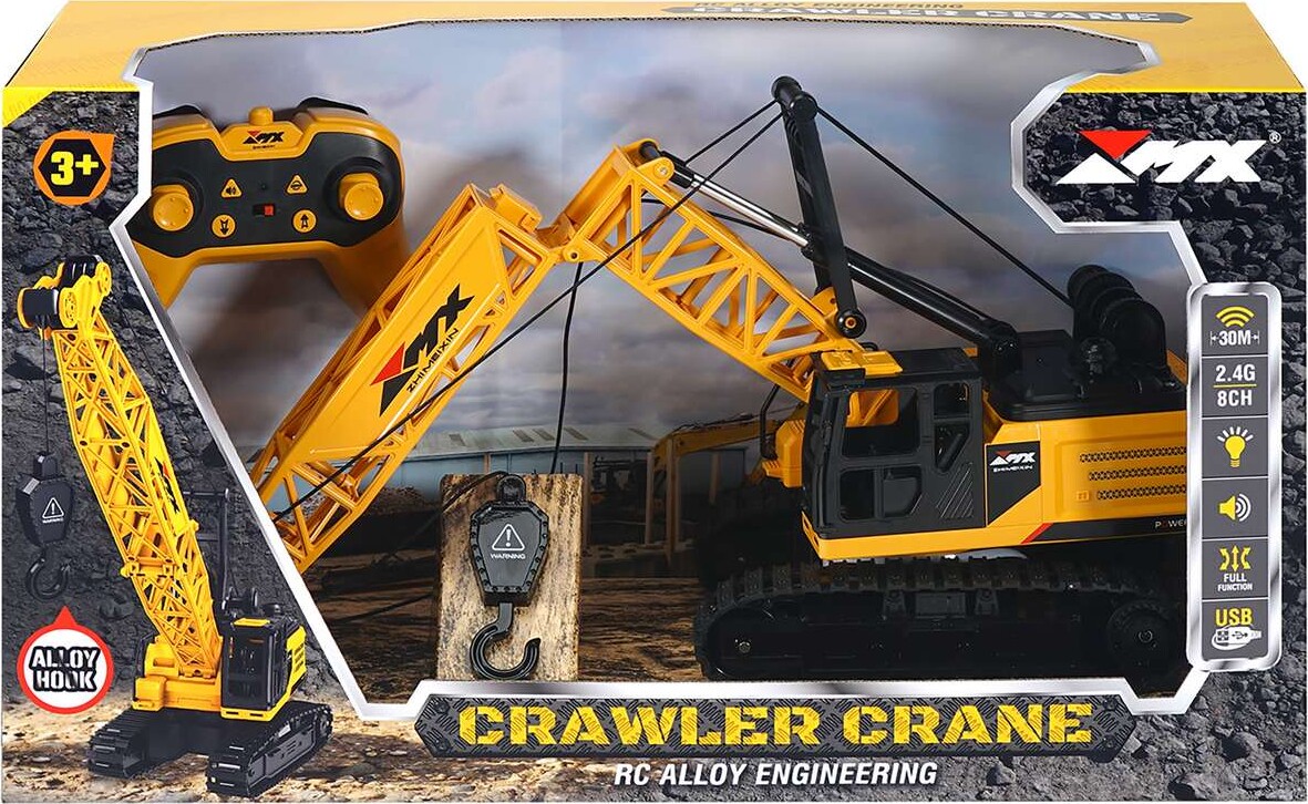 MX R/C Constructions Kran R/C 2,4GHz, 3,7V Li-Ion, 8 kanaler (471475)