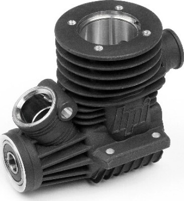 Crankcase (black/f4.6 V2) - Hp111607 - Hpi Racing