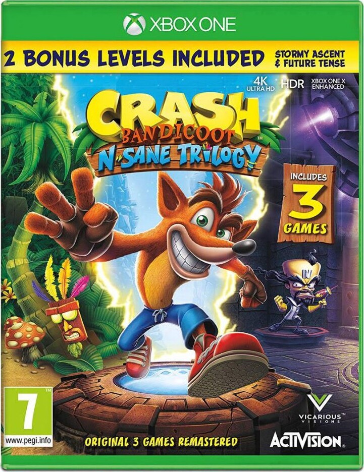 Crash Bandicoot - N'sane Trilogy Remastered - Xbox One